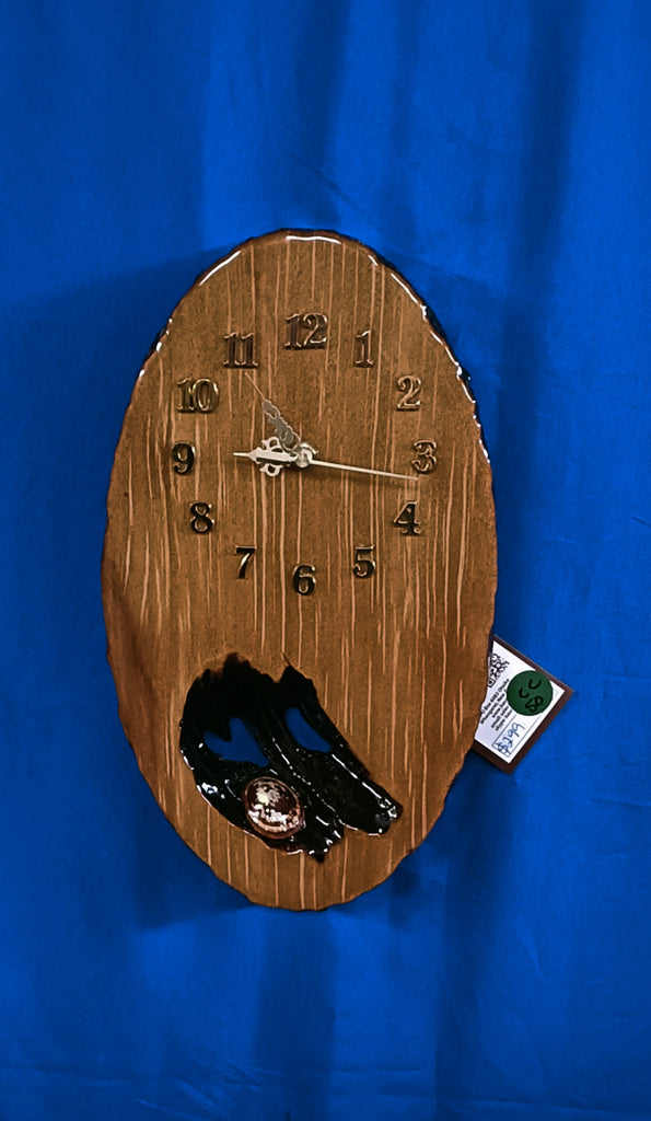 NZ Swamp Kauri Wall Clock CC50