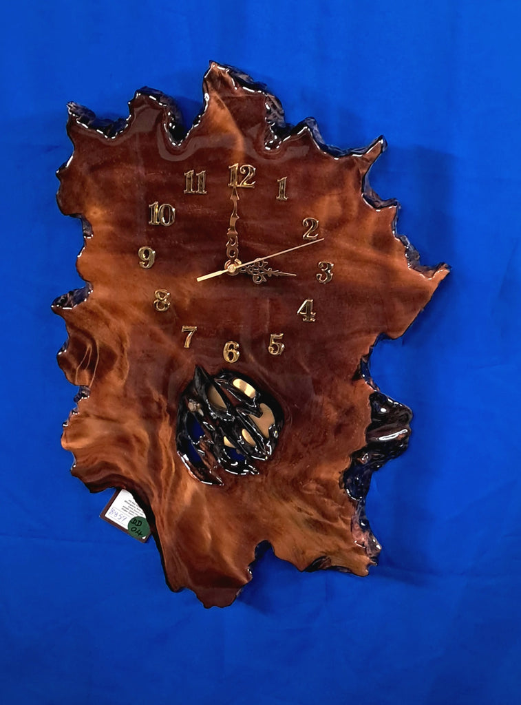NZ Swamp Kauri Pendulum Wall Clock DD04