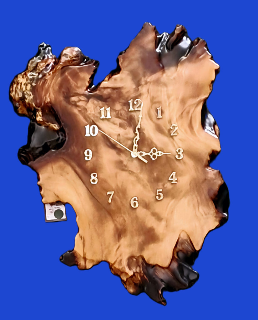 NZ Swamp Kauri Wall Clock EE73