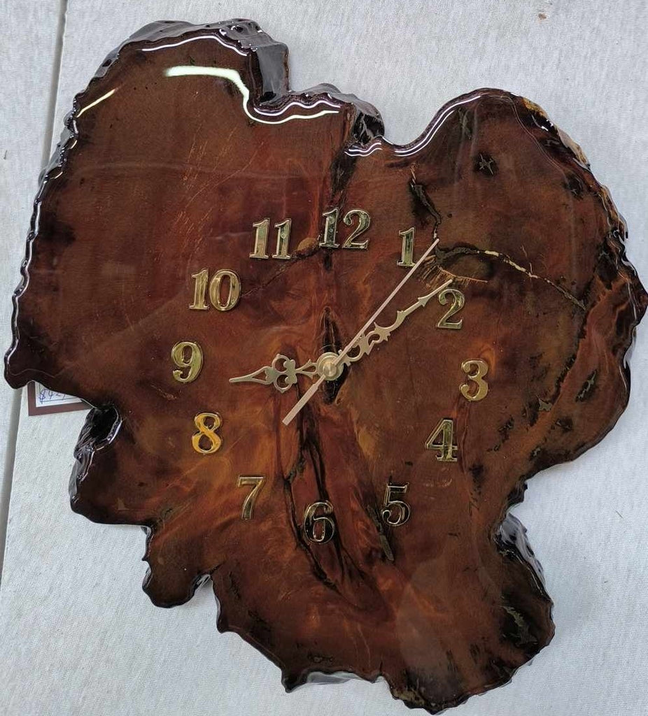 NZ Swamp Kauri Wall Clock GG24