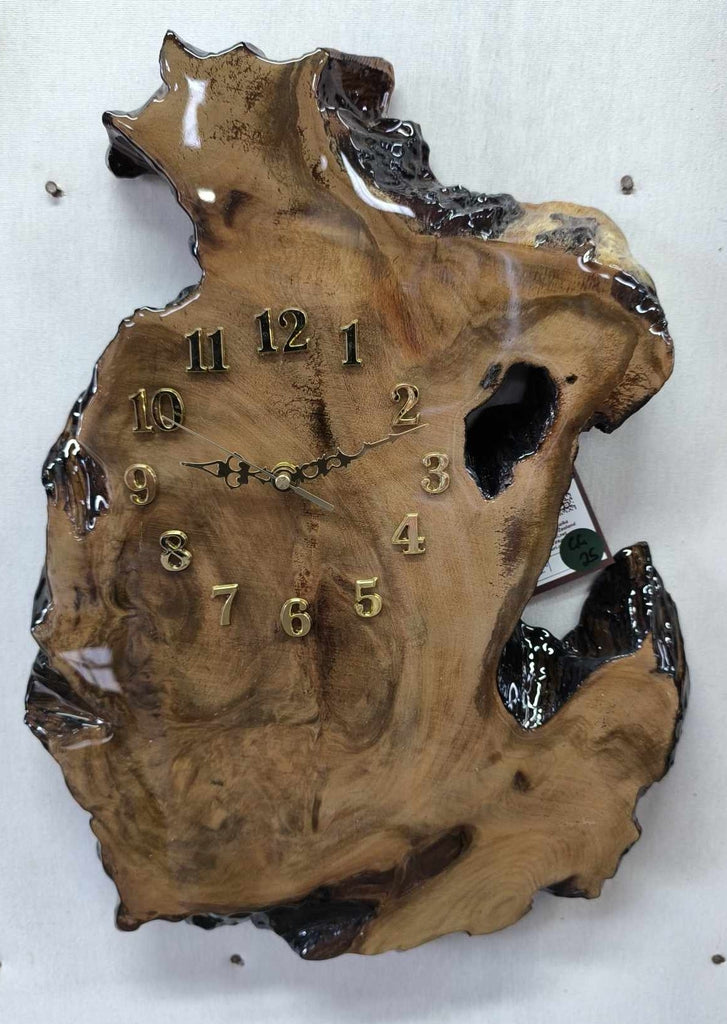 NZ Swamp Kauri Wall Clock GG25