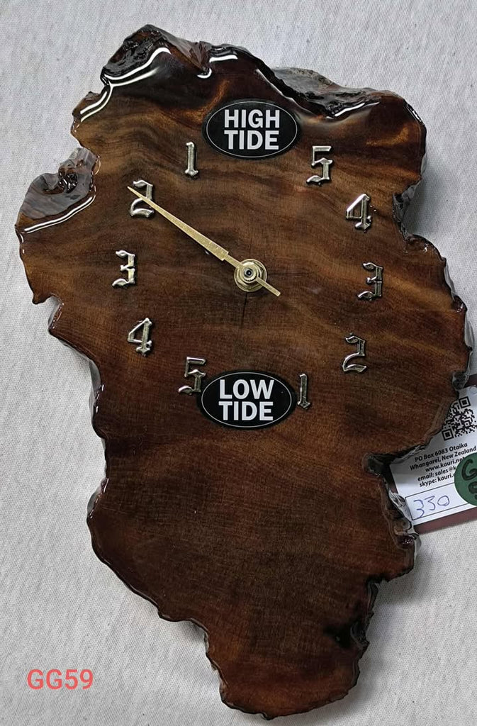 NZ Swamp Kauri Tide Clock GG59