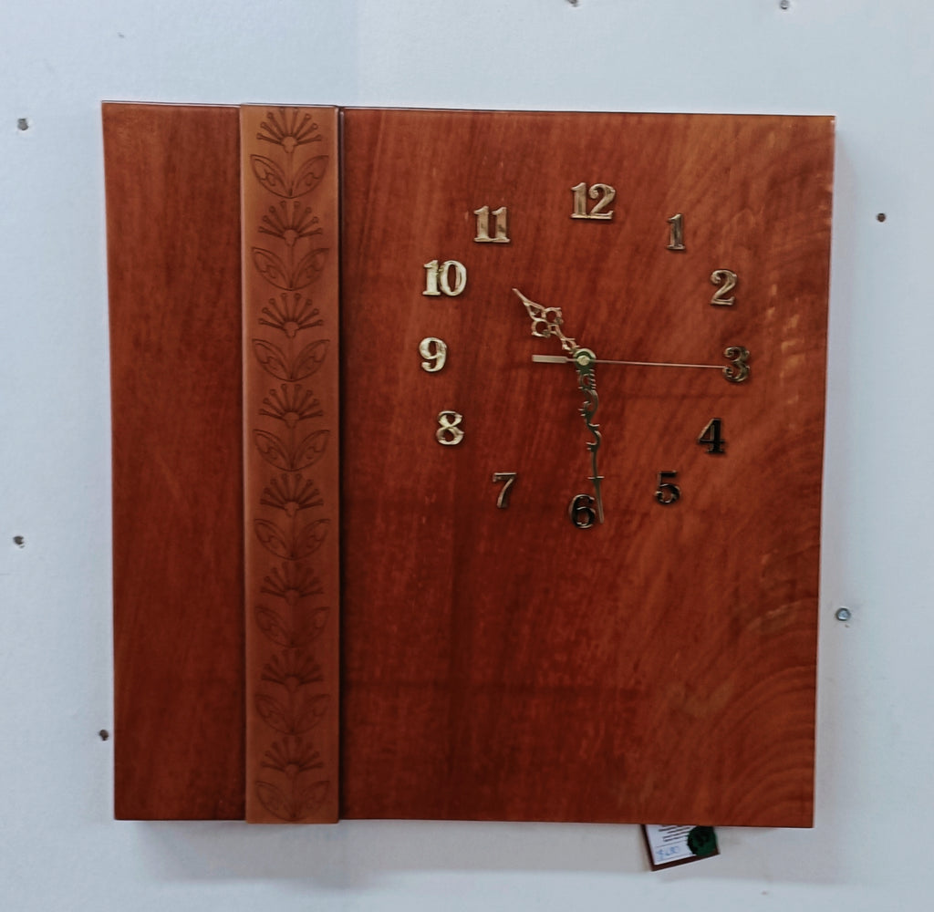 NZ Swamp Kauri Wall Clock I35