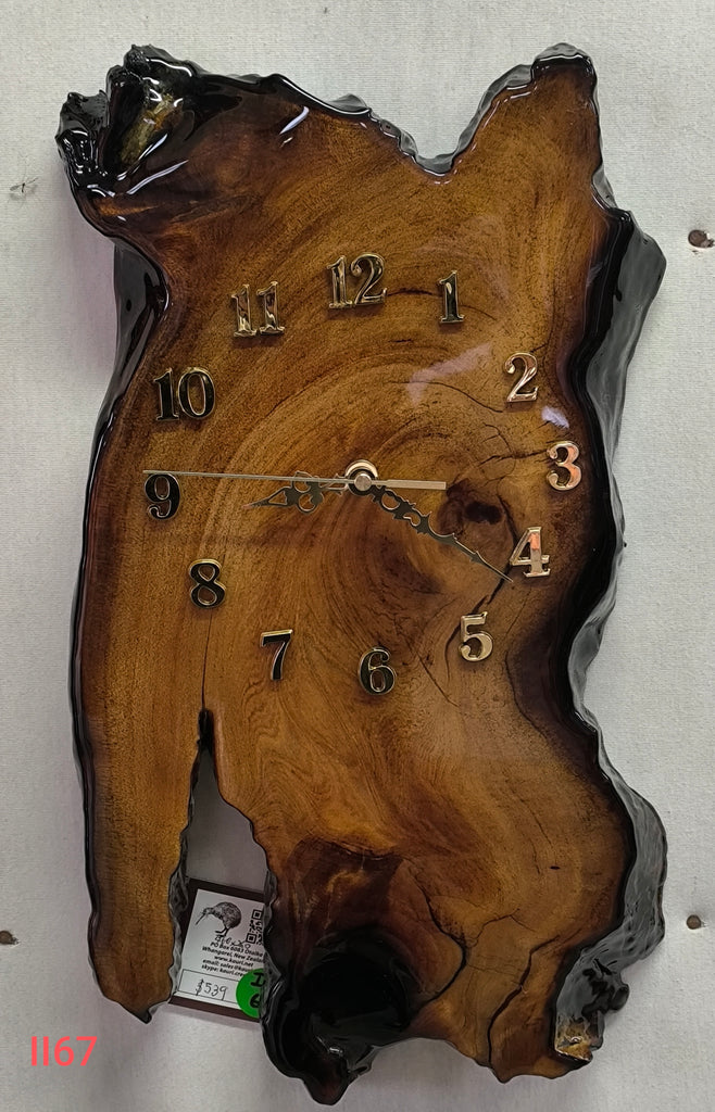 NZ Swamp Kauri Wall Clock II67