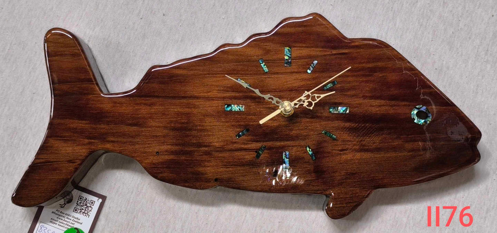 Swamp Kauri Fish Clock II76