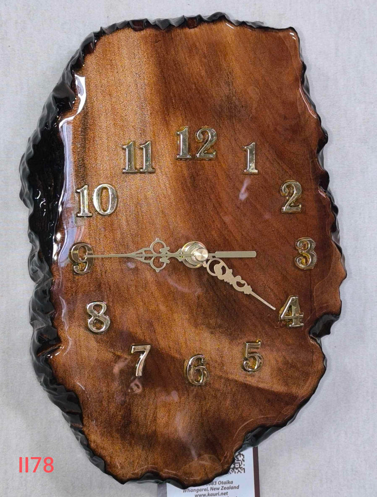 NZ Swamp Kauri Wall Clock II78