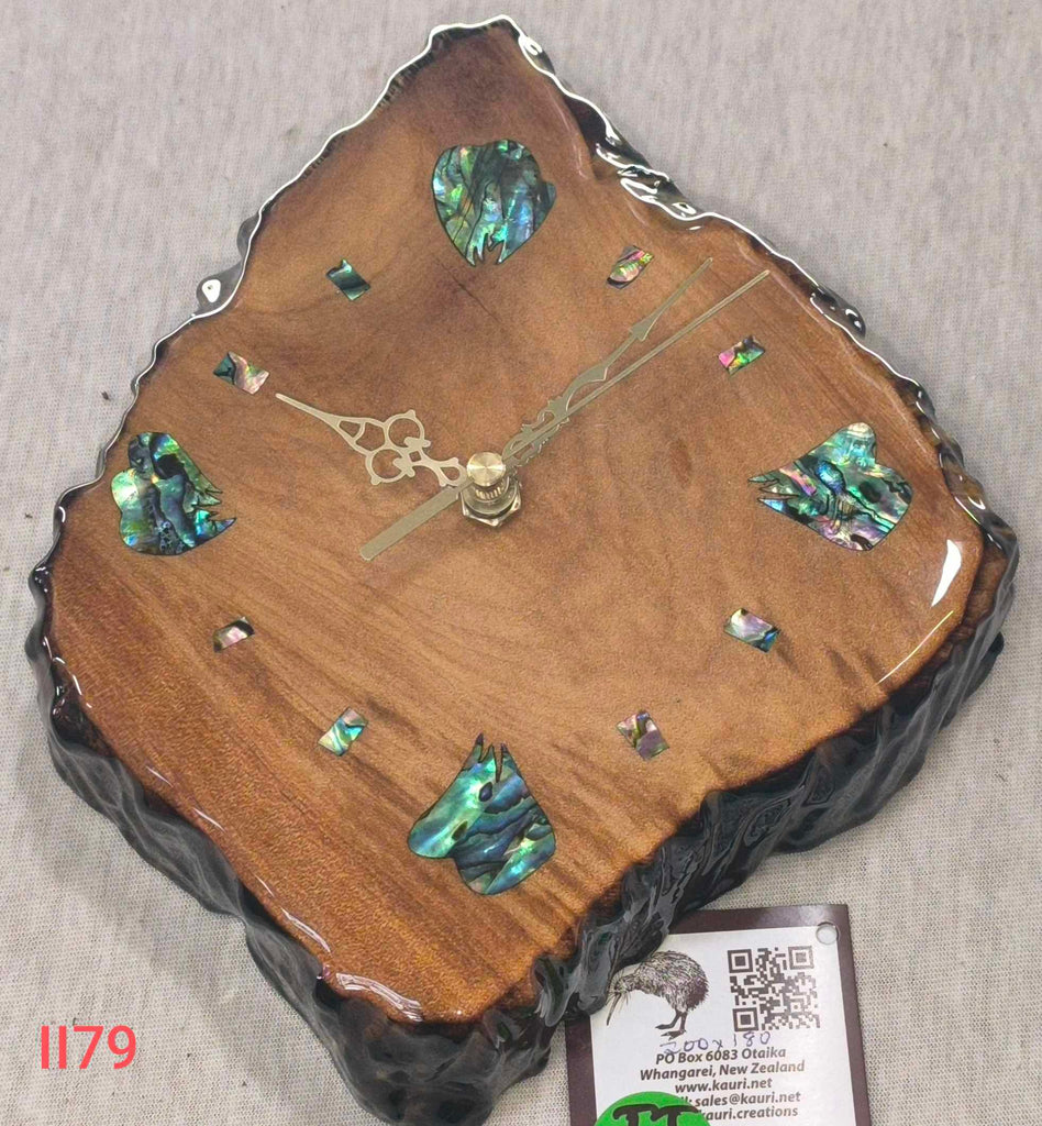NZ Swamp Kauri Wall Clock II79