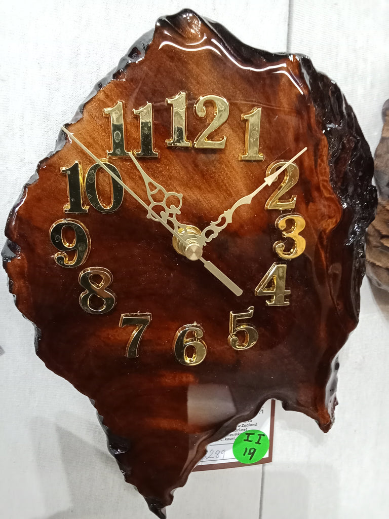 Swamp Kauri wall clock II19