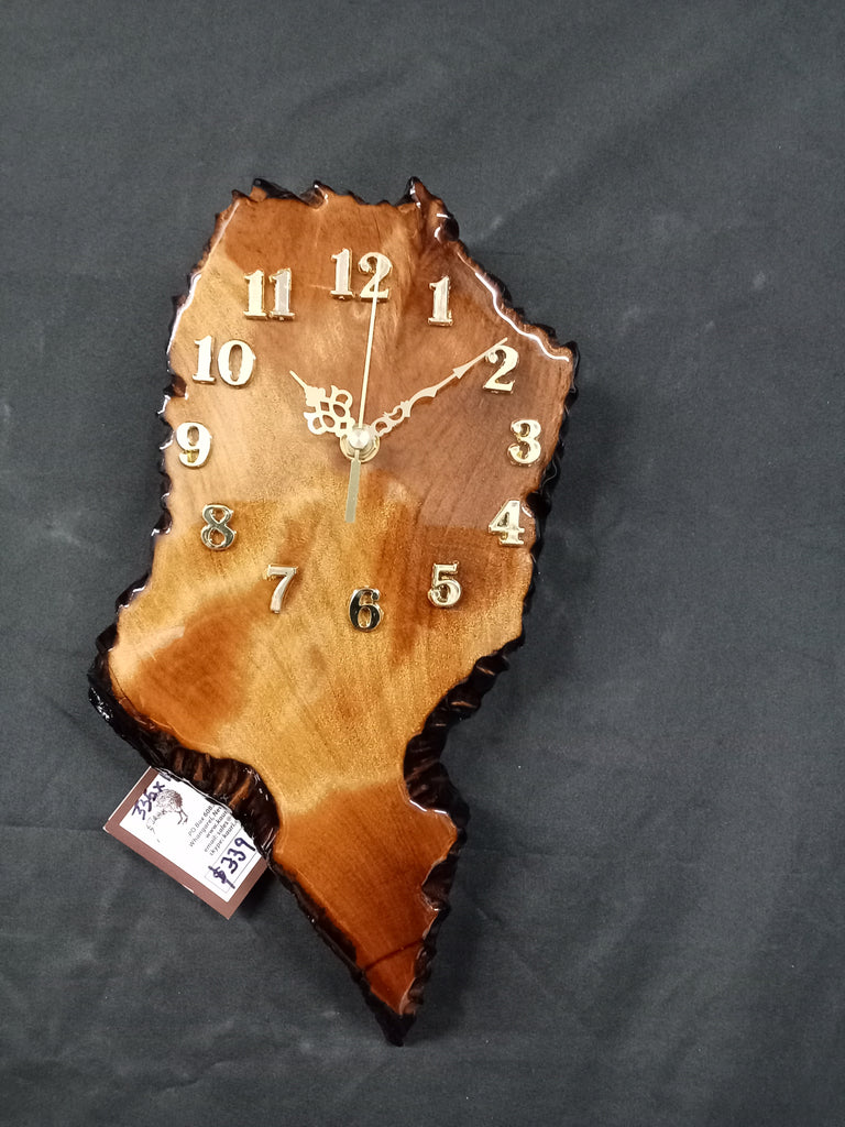 NZ Swamp Kauri Wall Clock - JJ25