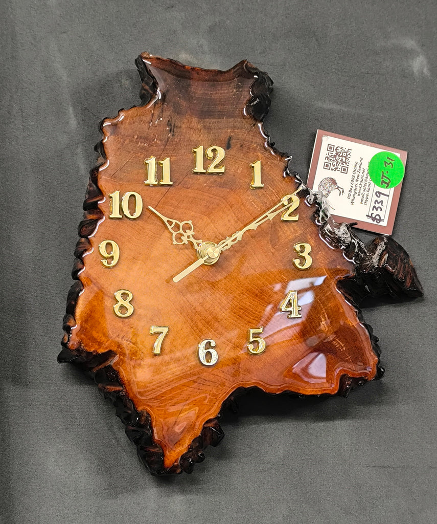 Swamp Kauri Wall Clock - JJ31