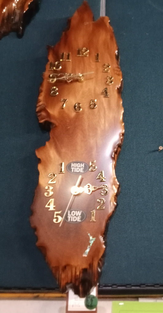 Large tide and wall clock(2) with paua New Zealand FF56