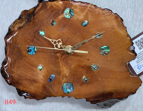 NZ Swamp Kauri Wall Clock