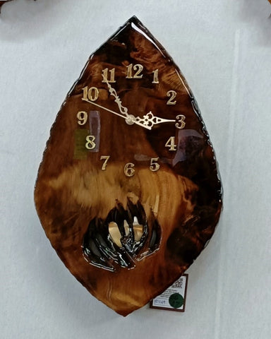 NZ Swamp Kauri Pendulum Wall Clock BB87