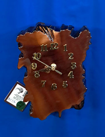 NZ Swamp Kauri Wall Clock DD09