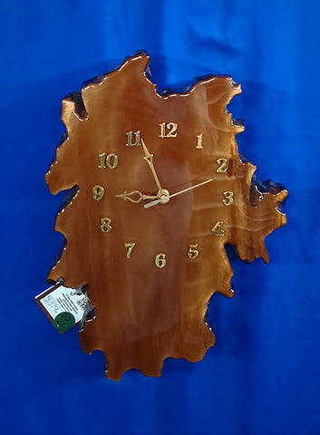 NZ Swamp Kauri Wall Clock DD21