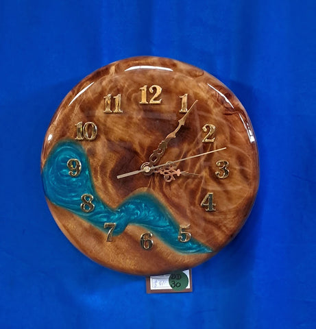 NZ Swamp Kauri Wall Clock DD30