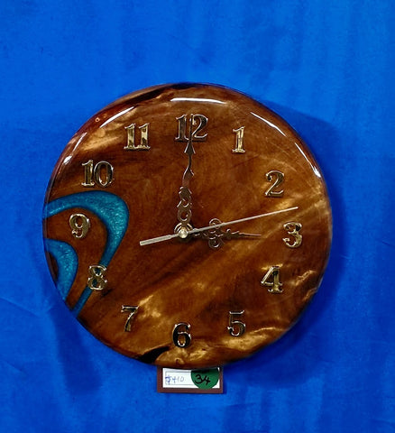 NZ Swamp Kauri Wall Clock DD34