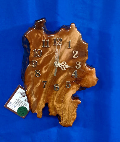 NZ swamp Kauri Wall Clock DD58