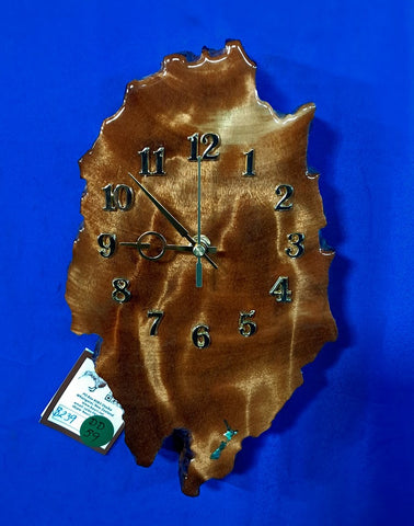 NZ Swamp Kauri Wall Clock DD59