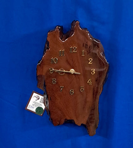 NZ Swamp Kauri Wall Clock DD65