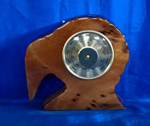 NZ Swamp Kauri Kiwi Mantle Barometer EE10