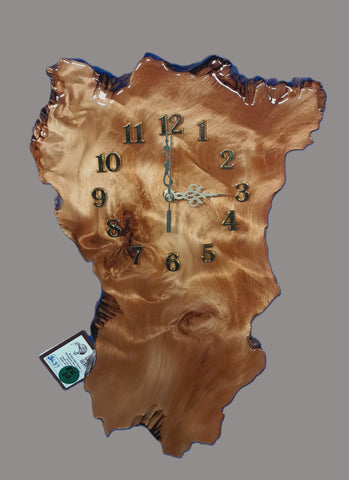 NZ Swamp Kauri Wall Clock EE20