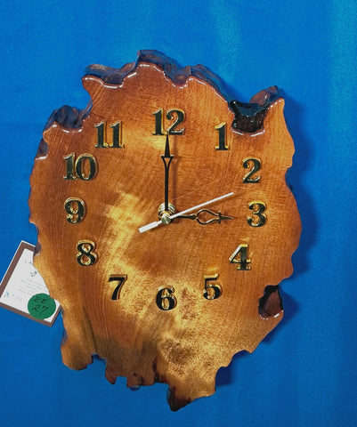 NZ Swamp Kauri Wall Clock EE27