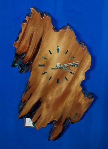 NZ Swamp Kauri Wall Clock EE29