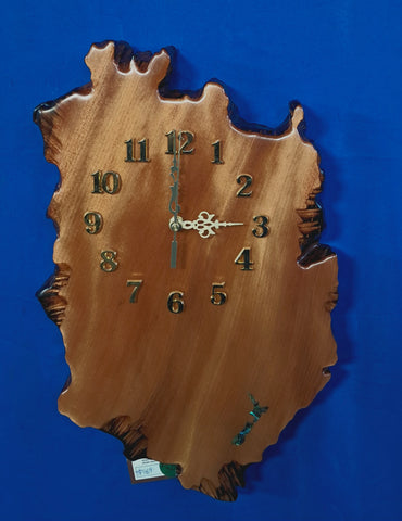 NZ Swamp Kauri Wall Clock EE30