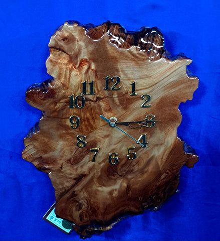 NZ Swamp Kauri Wall Clock EE52