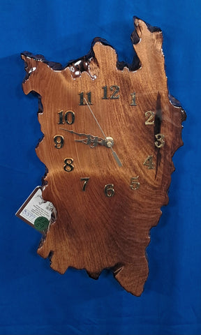 NZ Swamp Kauri Wall Clock  EE59