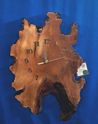 NZ Swamp Kauri Wall Clock EE62