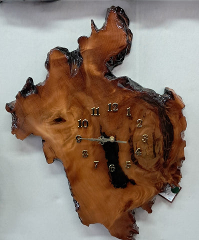 NZ Swamp Kauri Wall Clock EE91