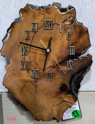 NZ Swamp Kauri Wall Clock II43