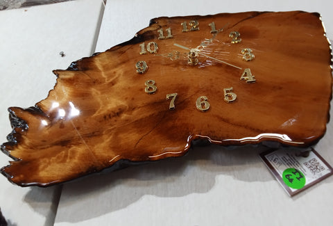 Wall clock large ancient swamp kauriII63