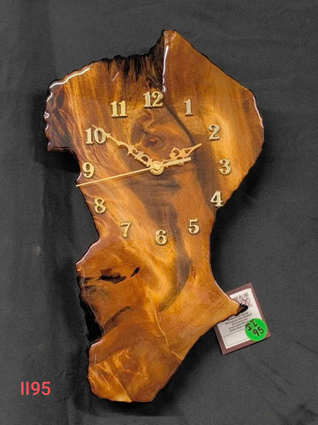 NZ Swamp Kauri Wall Clock