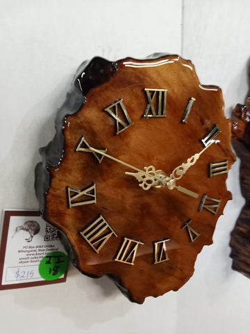 Wall clock with Roman Numeral numbers