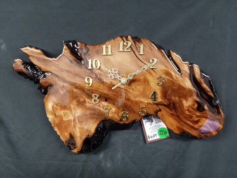 Unique Swamp Kauri Wall Clock - JJ23