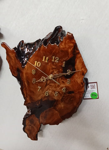 Ancient Kauri wall clock JJ54