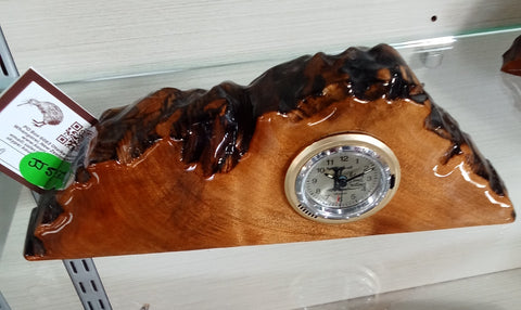 Ancient kauri mantle alarm clock jj57
