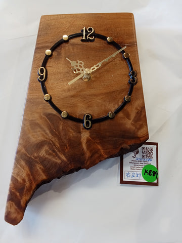 Ancient swamp Kauri clock oiled only.. special KB89