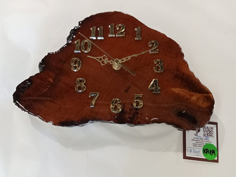 Wall clock ancient Swamp Kauri KA09