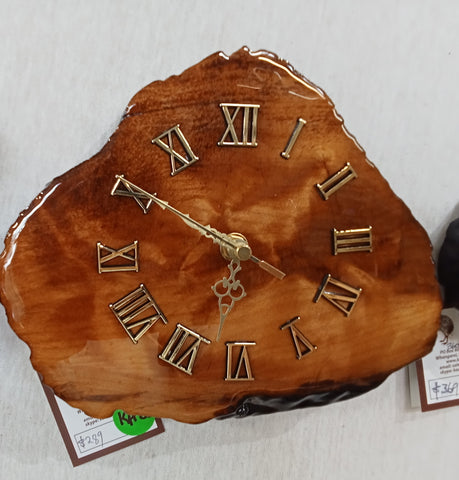 Ancient Kauri wall clock ka26