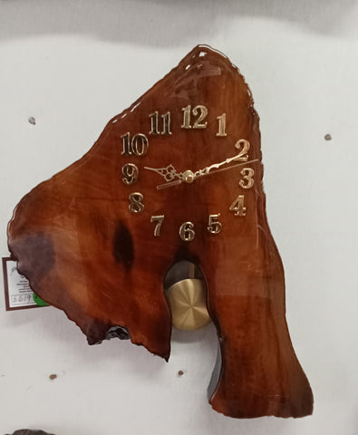 Medium Pendulum clock in Ancient Kauri KB58