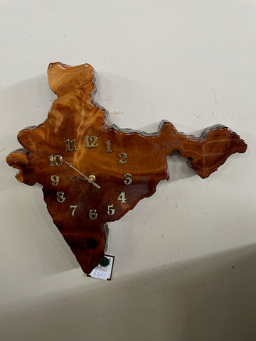 India Map Wall Clock